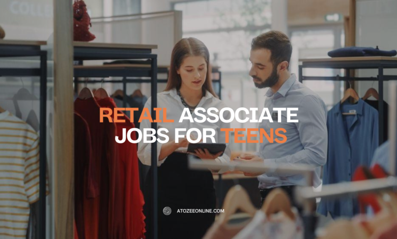 Retail Associate Job for Teens