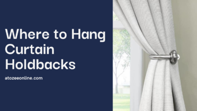 Where to Hang Curtain Holdbacks