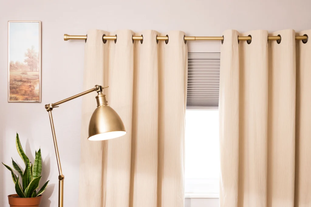 Where to hang curtain rod