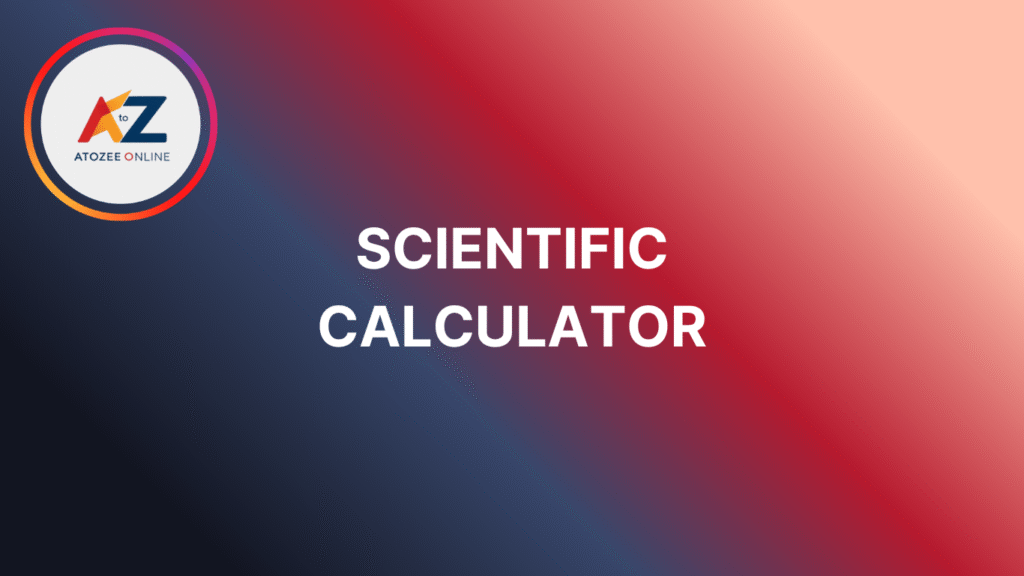 Scientific Calculator
