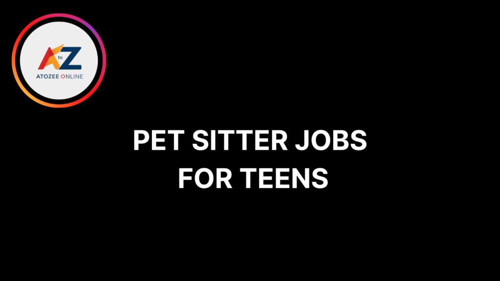 Pet Sitter Jobs for Teens
