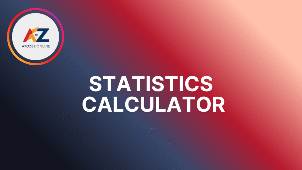 Statistics Calculator