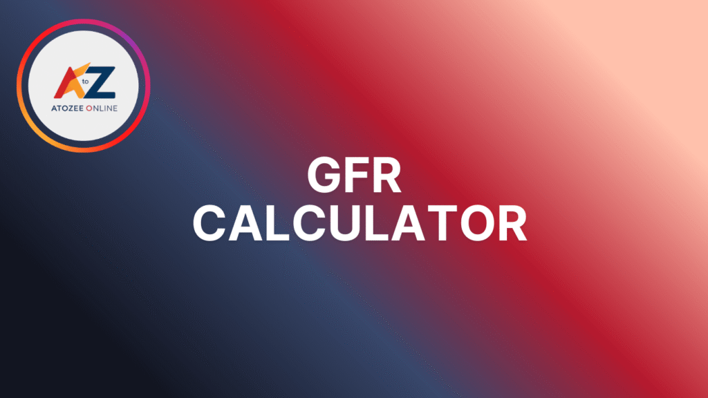 GFR Calculator