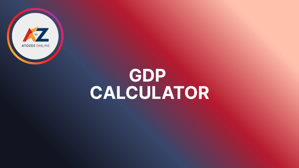 GDP Calculator