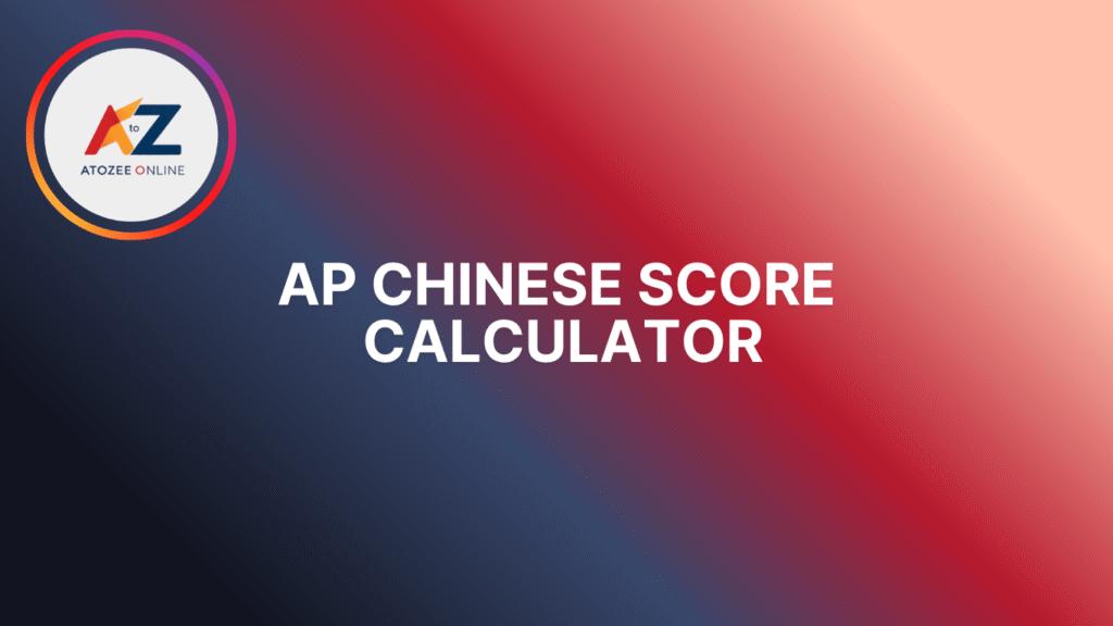 AP Chinese Language Score Calculator