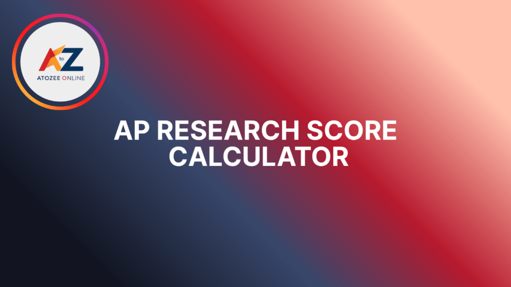 AP Research Score Calculator