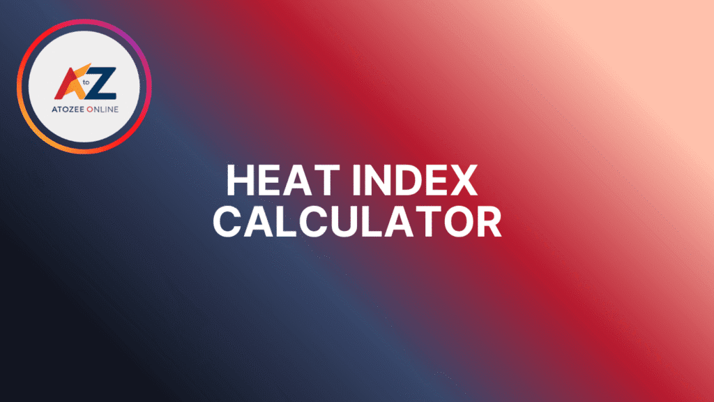 Heat Index Calculator